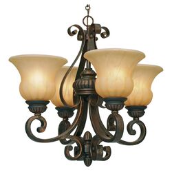 Katherine 4 Light Chandelier in Bronze