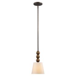 Kevin 1 Light Mini Pendant in Bronze