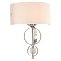 Sandra 1 Light Wall Sconce in Chrome