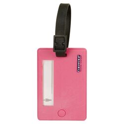 Luggage Tag in Neon Pink (Set of 2)