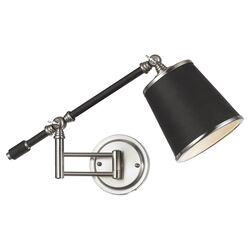 Candice 1 Light Wall Sconce in Black