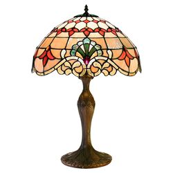 Classic Tiffany Table Lamp in Bronze