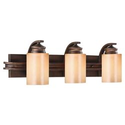 Mackenzie 3 Light Wall Sconce in Bronze