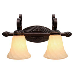 Rae 2 Light Wall Sconce in Bronze