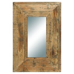 Wall Mirror in Antique Wood