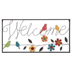 Metal Welcome Wall Sign