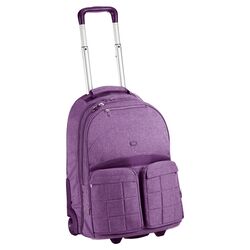 Porter Roller Bag in Plum Purple