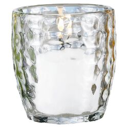 Clear Dimple Glass Votive (Set of 6)