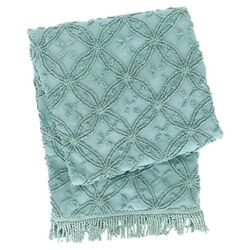 Candlewick Cotton Throw in Mineral