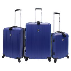 Cambridge 3 Piece Luggage Set in Blue