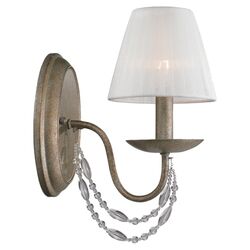 Silversun 1 Light Wall Sconce in Golden Aura