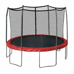 Trampoline & Enclosure Combo in Red