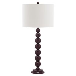 Jenna Table Lamp in Purple (Set of 2)