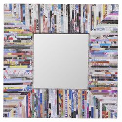 Recycled Magazine Mirror