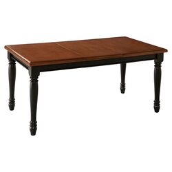 Monarch Dining Table in Black & Oak