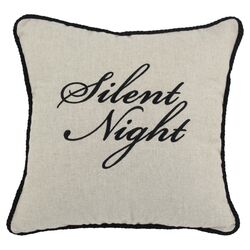 Wisdom Silent Night Pillow in Khaki