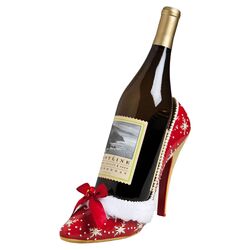 High Heel Wine Bottle Holder in Red