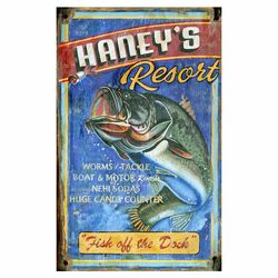 Haney's Resort Vintage Sign