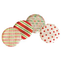 4 Piece Holiday Plate Set