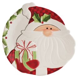 Santa's Big Day Serving Plate