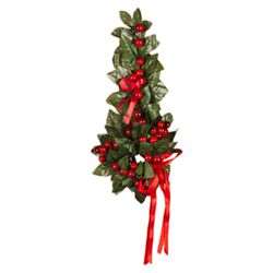 Hollyberry Ribbon Candle Climber (Set of 6)