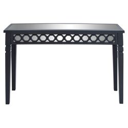 Edward Mirror Console Table in Black