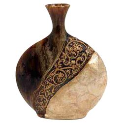 Loft Shell Vase in Brown