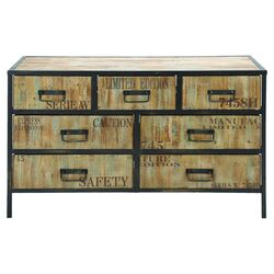 Storage Console Table in Bronze