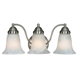 Arlington 3 Light Vanity Light in Pewter