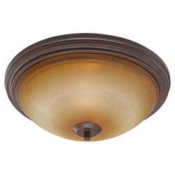 Judson 2 Light Flush Mount in Bronze