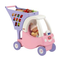 Princess Cozy Coupe Shopping Cart in Pink & Purple
