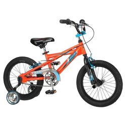 Boy's Scorch Mountain Bike with Training Wheels in Orange
