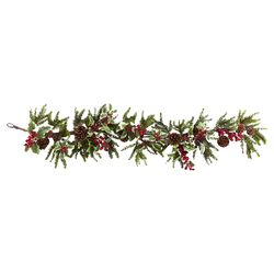 4.5' Holly Berry Garland