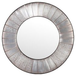 Clifton Mirror in Distressed Silver