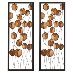 Autumn 2 Piece Wall Panel Set in Brown