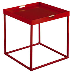 Franklin Butler Accent Table in Red