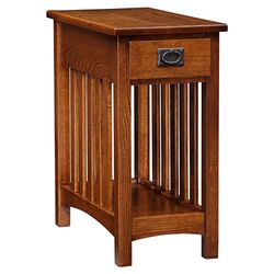 Mission Impeccable End Table in Medium Oak