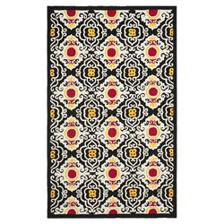 Four Seasons Black & Ivory Rug