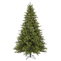 King Pre-Lit Clear 5.5' Green Spruce Christmas Tree
