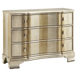 Aston 3 Drawer Chest in Distressed Silver