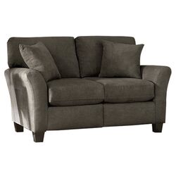 Shag Loveseat in Charcoal