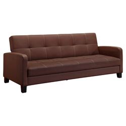 Delaney Sleeper Sofa in Brown