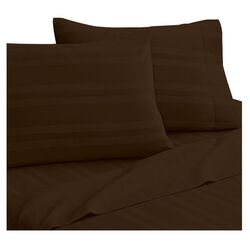 Arezzo 300 Thread Count Sheet Set in Chocolate