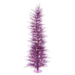 4' Pre-Lit Artificial Christmas Tree in Purple