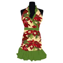 Boughs of Holly Apron