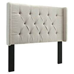 Upholstered Full / Queen Headboard in Taupe