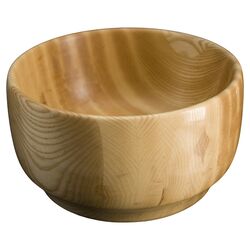 Artisans Domestic Hand Turned Wooden Bowl in Ash