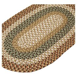 Fabric Braided Rug in Natural