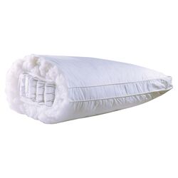 Pocketed Coil Bed Pillow in White