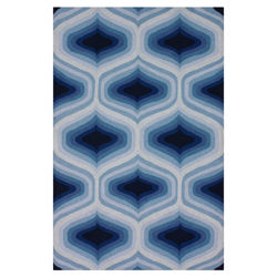Trellis Blue Ombre Rug Trellis Blue Ombre Rug